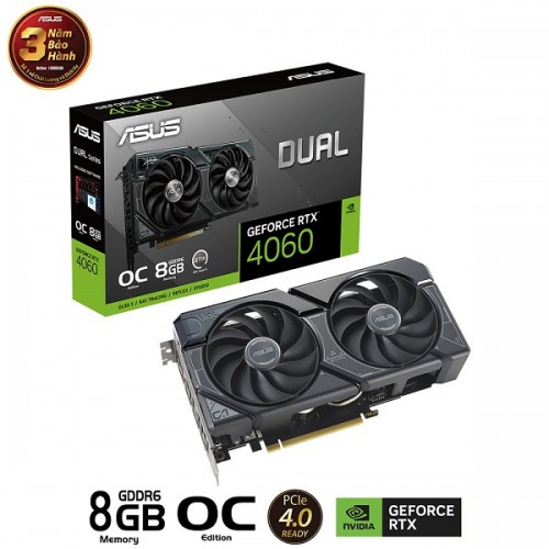 VGA ASUS Dual GeForce RTX 4060 8GB GDDR6